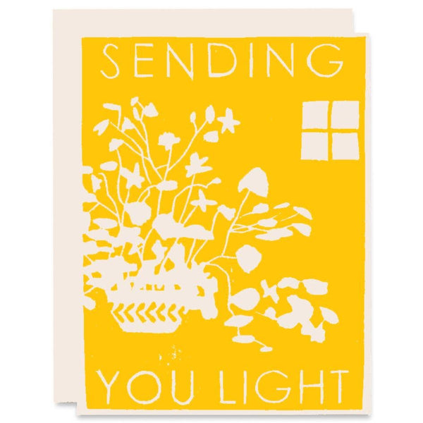 Sending You Light Art Card for Sympathy