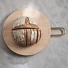 Maple Chopping Board | Aaron Probyn | Round Cutting Board | Brass Handle | Golden Rule Gallery | Excelsior, MN |