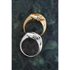 Gold And Silver MLE Ring of Hands Holding