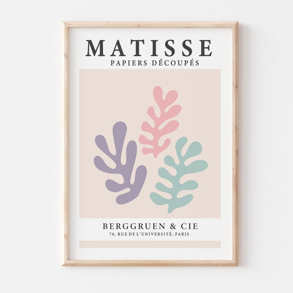 Matisse Danish Pastel | Exhibition Poster | ElisaPrints | Golden Rule Gallery | Excelsior, MN