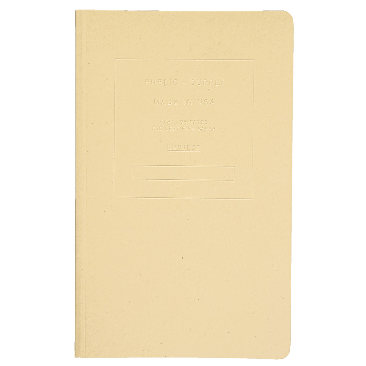 Embossed Manilla Notebook  Golden Rule Gallery – GOLDEN RULE GALLERY