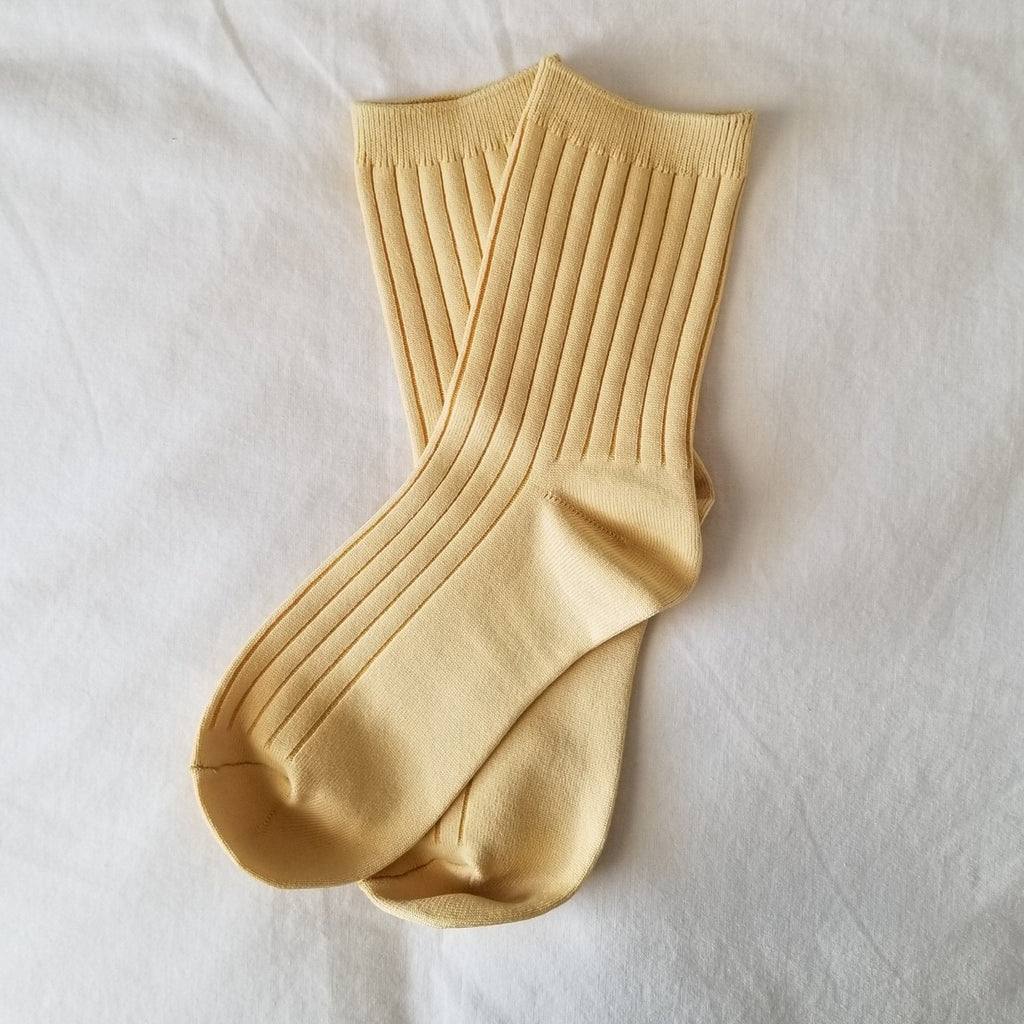 Buttercup Ribbed Her Socks by Le Bon Shoppe