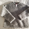 Fuzzy Heavy Grey Crewneck Sweater