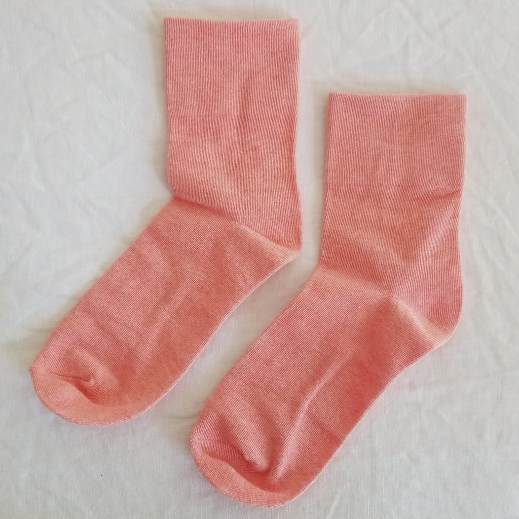 Bubblegum Pink Sneaker Socks