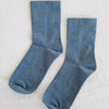 Denim Blue Thick Socks for Sneakers