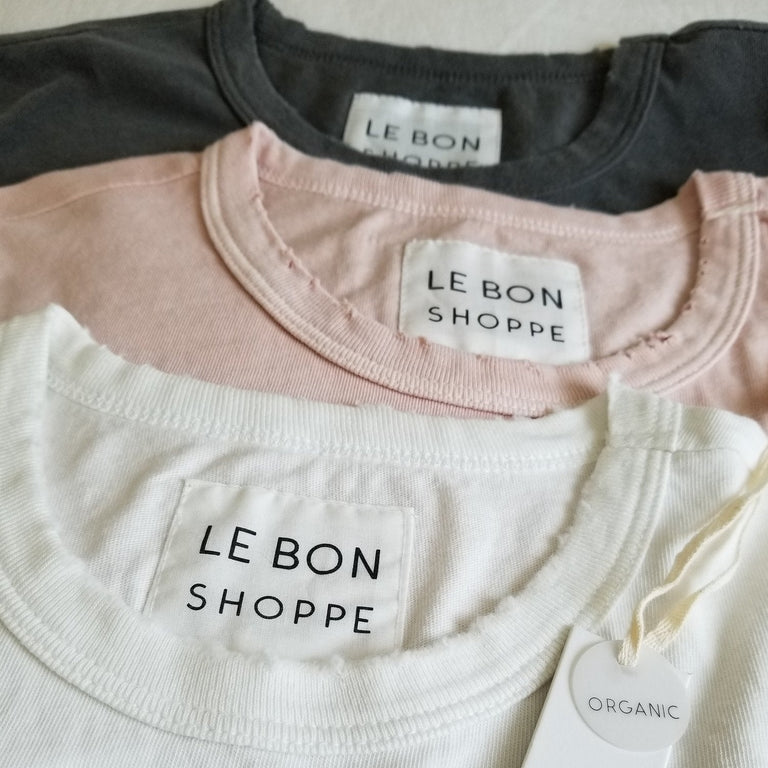 Le Bon Shoppe Tee Shirts | White Vintage Boy Tee | Le Bon Shoppe | Golden Rule Gallery | Excelsior, MN