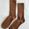 Le Bon Shoppe Socks in Tawny Brown