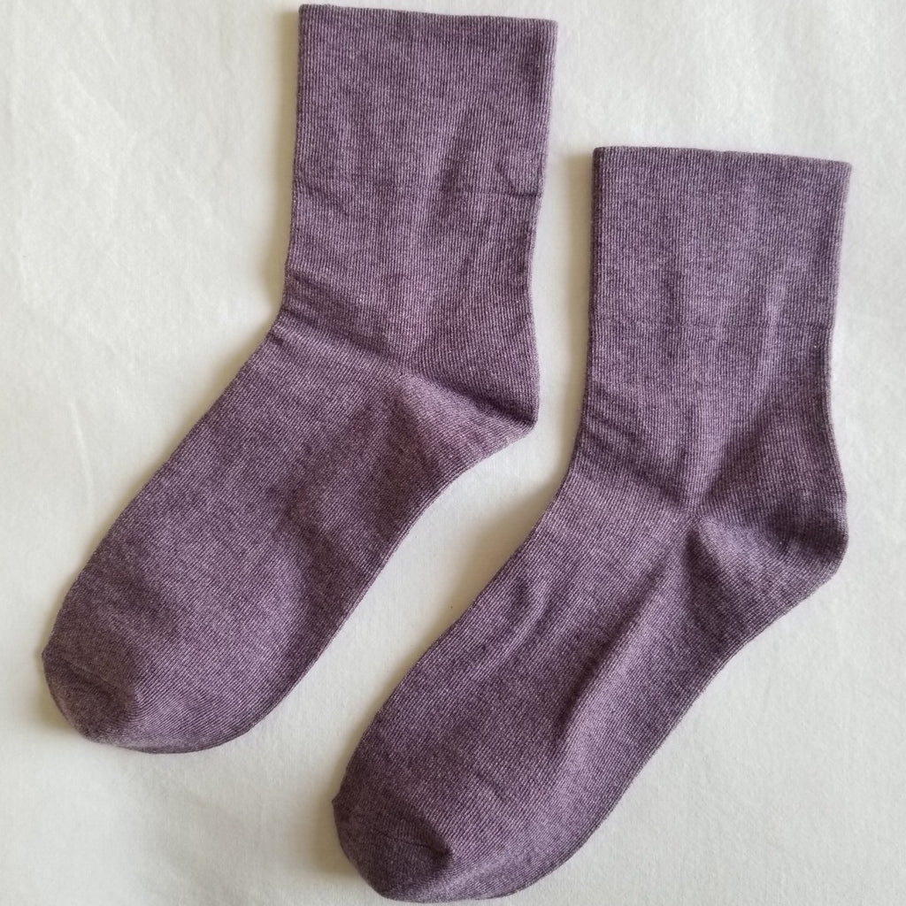 Purple Sneaker Socks by Le Bon Shoppe