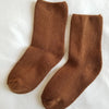 Sepia Brown Cloud Socks by Le Bon Shoppe