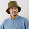 Male Model in Green Baggu Bucket Hat