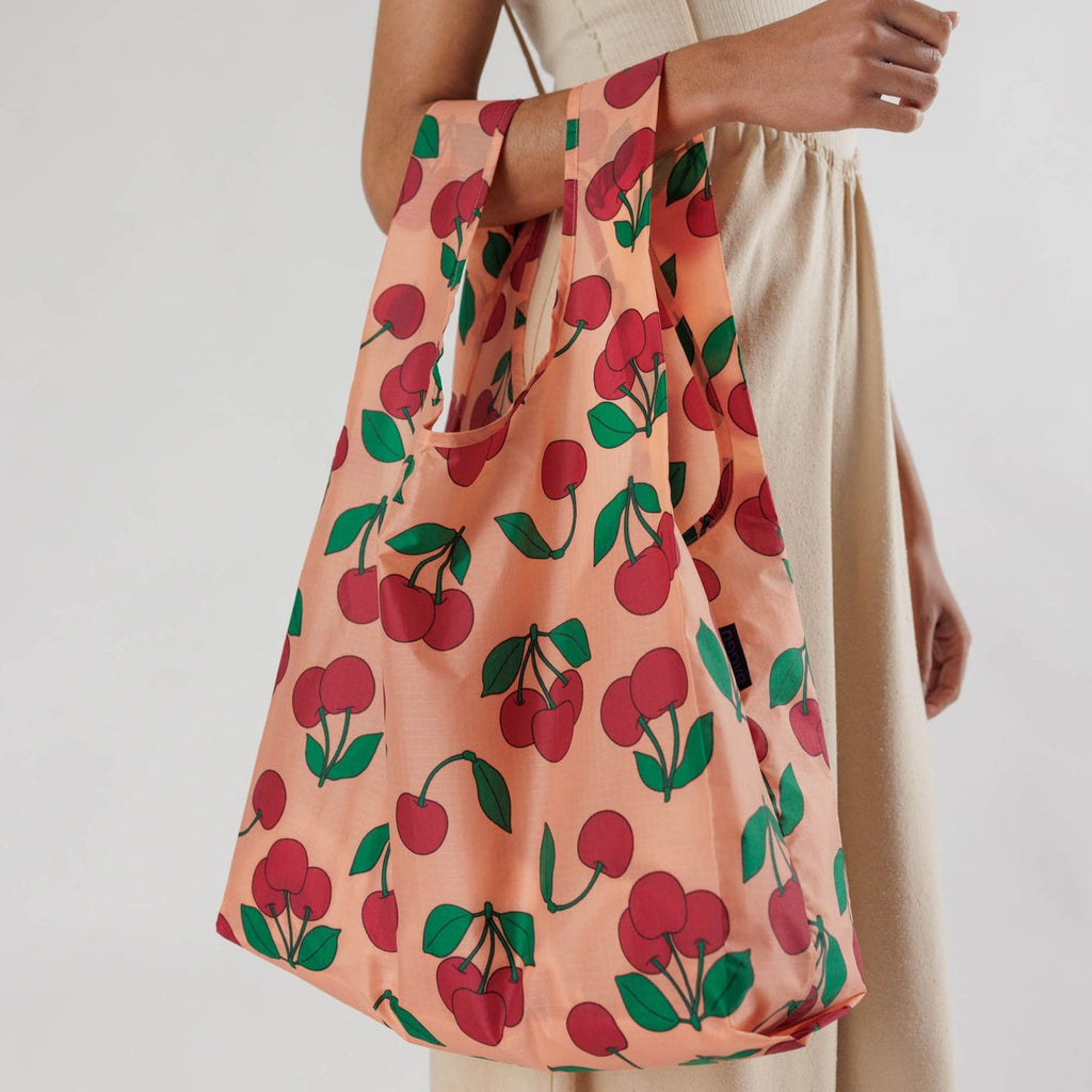 Sherbet Cherry Baggu Standard Reusable Tote Bag at Golden Rule Gallery