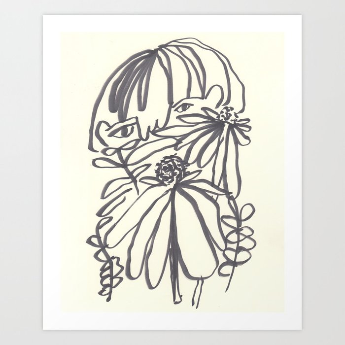 Fall Garden Art Print | Amber Vittoria | Floral Art Print | Gallery Wall Art | Golden Rule Gallery | Excelsior, MN