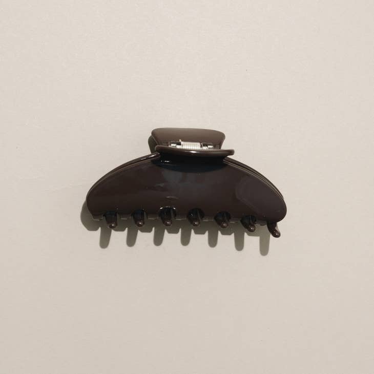 Large Hair Claw Clip in Brown at Golden Rule Gallery in MPLS