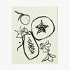Les Fruits Art Print | Fruit Outline Art Print | Wilde House Paper | Golden Rule Gallery | Excelsior, MN