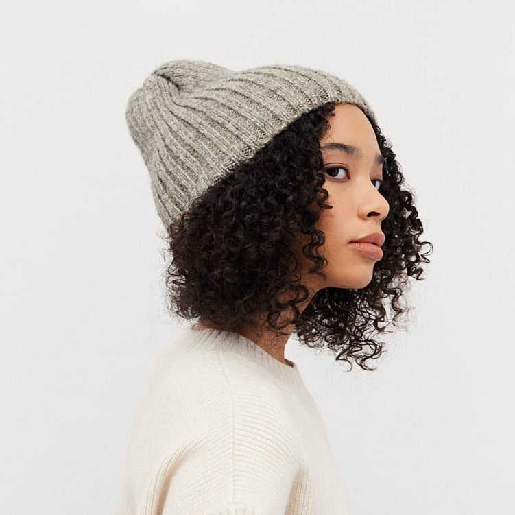 Taupe Cozy Beanie | Winter Hats | Soft Winter Beanies | Golden Rule Gallery | Grade & Gather | Excelsior, MN | Hats | Accessories