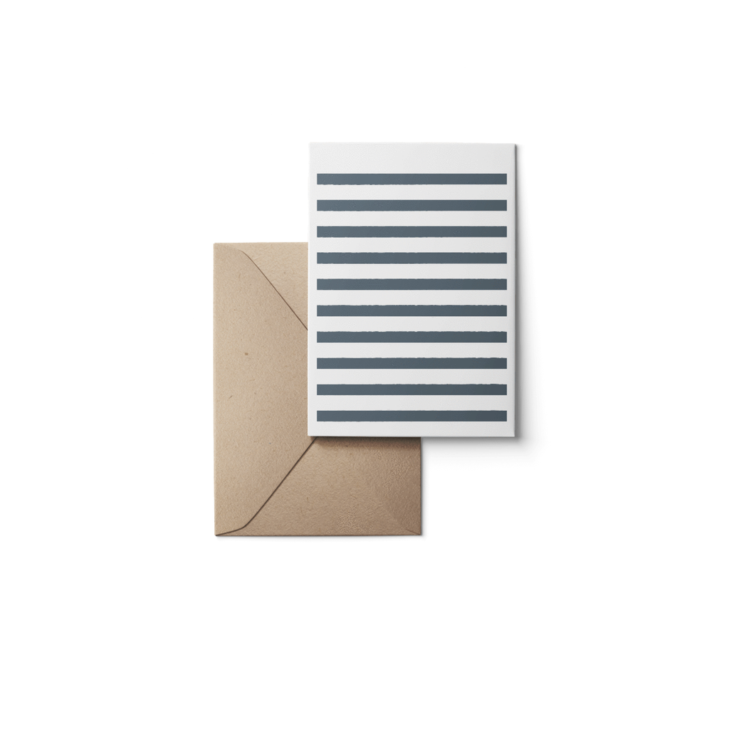 Stripetown (Navy) Card | Golden Rule Gallery | Excelsior, MN |