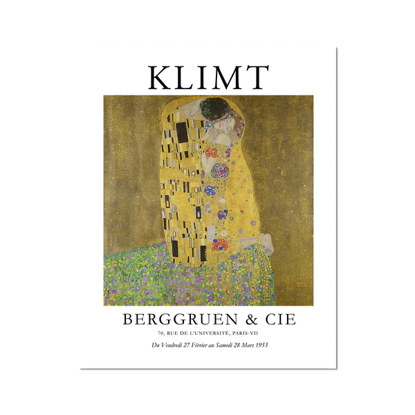 Klimt Exhibition Fine Art Modern Reproduction Print at Golden Rule Gallery in Excelsior, MN