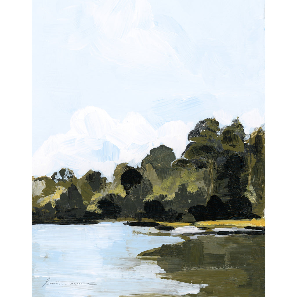 Fine Art Landscape Print | Canvas Print | Golden Rule Gallery | Laurie Anne Art | Excelsior, MN | Lake Landscape Impressionist Art Print | 8x10 Landscape Prints