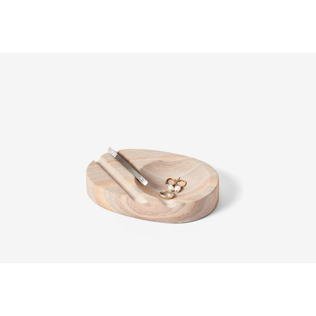 Rainbow Sandstone Catchall | Areaware | Home Decor | Desk Organizers | Natural Stone Catchalls | Golden Rule Gallery | Excelsior, MN