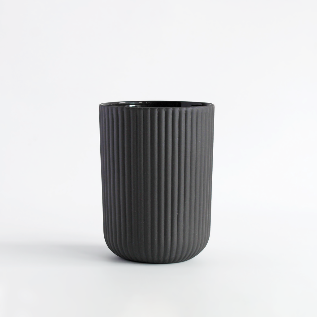Coffee Cup in Dark Grey | Archive Studio | Netherlands Creator | Clay Ceramics | Golden Rule Gallery | Excelsior, MN