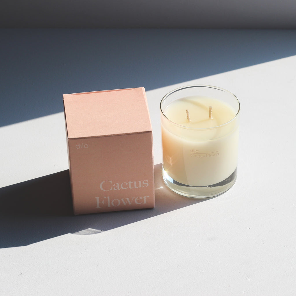 Soy Candle in Cactus Flower