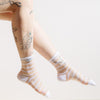 White Stripes Sheer Socks | Poketo | Golden Rule Gallery | Excelsior, MN