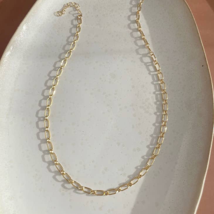 Dainty Gold Necklace at Golden Rule Gallery 