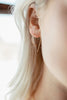 The Nines Earrings in Sterling Silver and Gold