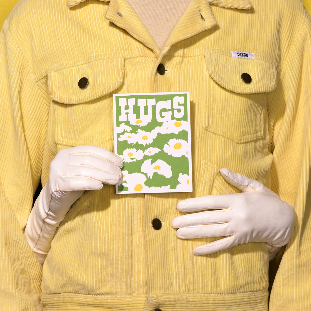Floral "Hugs" Greeting Card