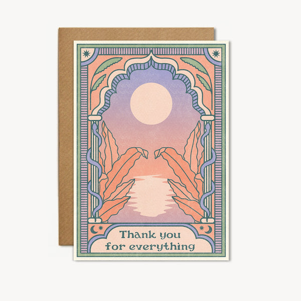 Thank You For Everything Card | Cai & Jo Cards | Thank You Greeting Card | Excelsior, MN | Golden Rule Gallery