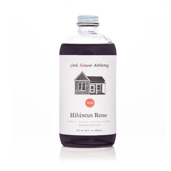 Hibiscus Rose Simple Syrup| Pink House Alchemy | Handcrafted | Golden Rule Gallery | Excelsior, MN |