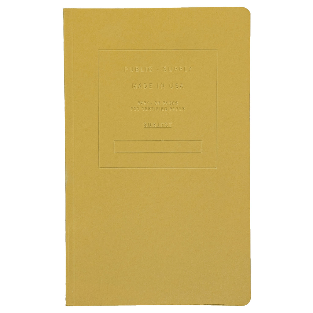 Public Supply Embossed Soft Cover Notebook in Fuse at Golden Rule Gallery