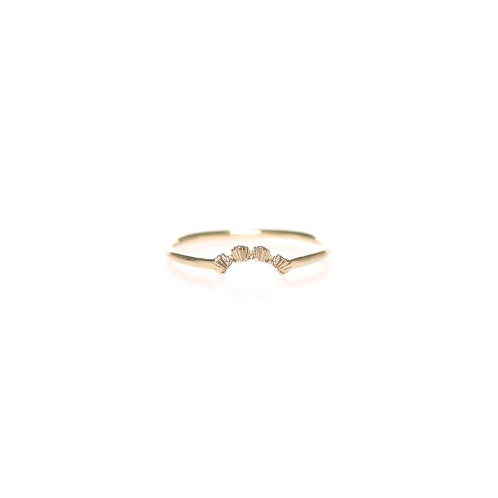 Seashell Ring in Sterling Silver | Stacking Ring | Simple Jewelry | I Like It Here Club | Golden Rule Gallery | Excelsior, MN