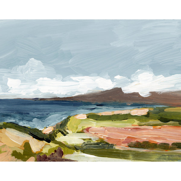 Fine Art Landscape Print | Canvas Print | Golden Rule Gallery | Laurie Anne Art | Excelsior, MN | Colors of Maui Landscape Impressionist Art Print | 8x10 Landscape Prints