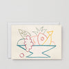 Fruit Bowl Art Card | Fruit Outline Card | Fruit Art Cards | Wrap Cards | Golden Rule Gallery | Greeting Cards | Excelsior, MN