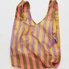 Baggu Standard Reusable Tote Bag in Sunset Quilt Stripe at Golden Rule Gallery