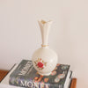 Vintage Rose Bud Vase | 24K Gold Trim Vintage Vase | J'adore Beddor Vintage | Golden Rule Gallery | Excelsior, MN | Minnesota Artists | MPLS Curated Vintage | Vintage Rose Vase