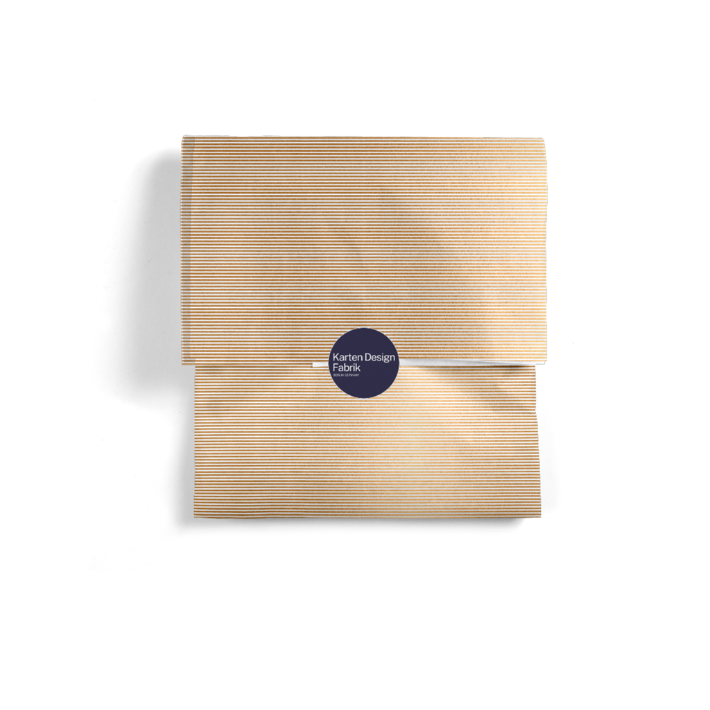 Eco Gift Wrap | Stripetown Gold | Golden Rule Gallery | Excelsior, MN |