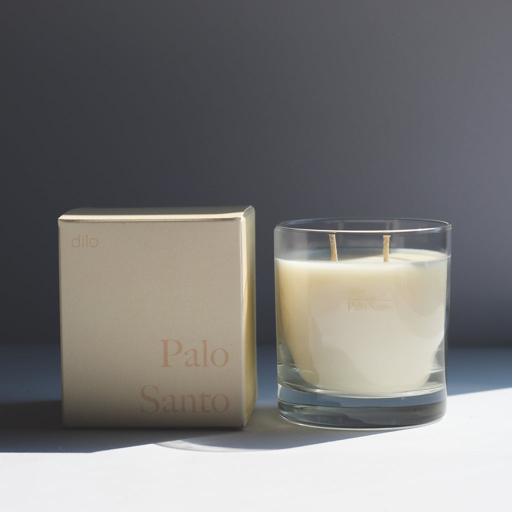 Palo Santo Scented Candle | dilo Candles | Palo Santo Candles | Golden Rule Gallery | Excelsior, MN