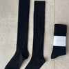 Le Bon Shoppe Merino Wool Blend Schoolgirl Socks in Black