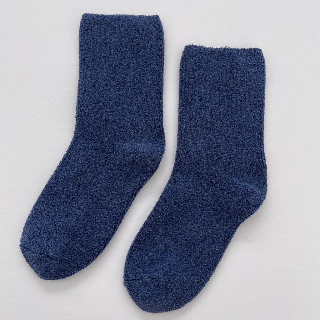 Bijou Blue Cloud Socks by Le Bon Shoppe at Golden Rule Gallery