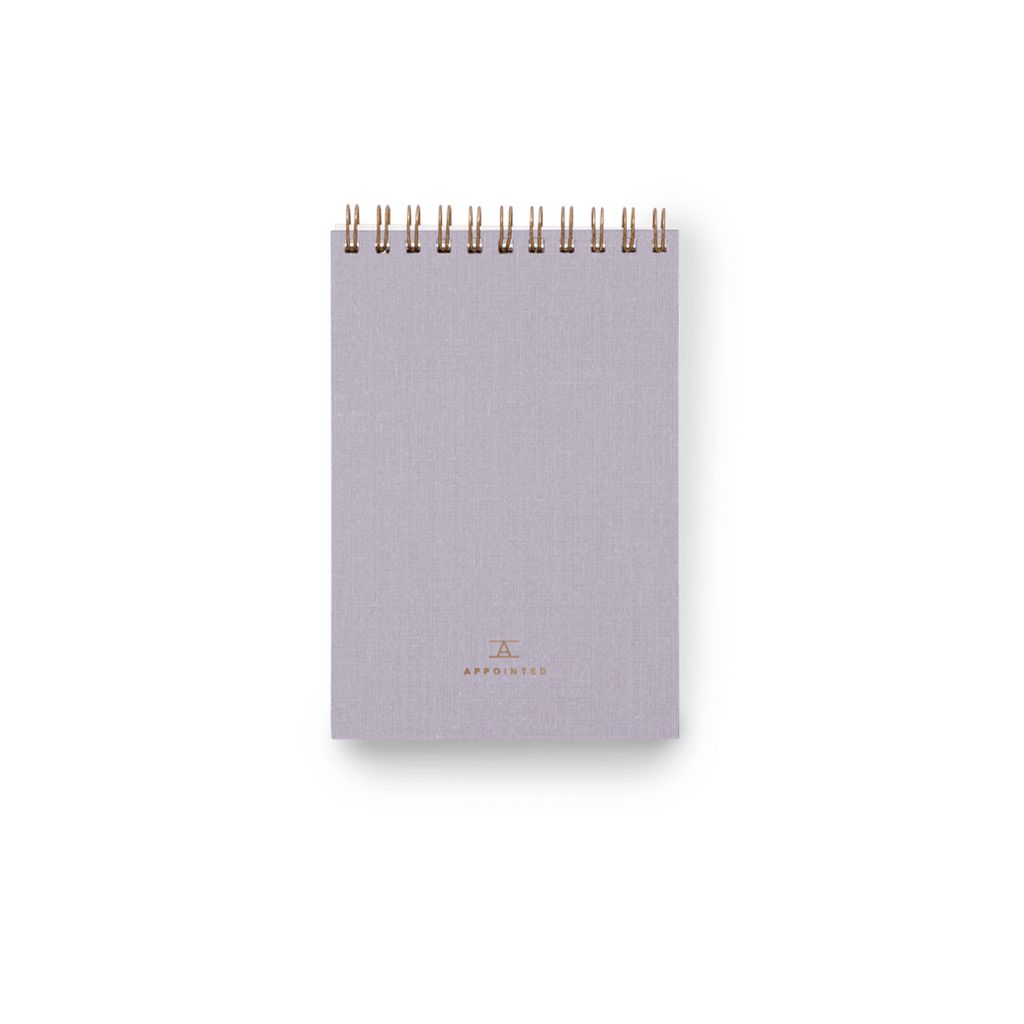 Pocket Notepad | Lavender Gray | Appointed | Golden Rule Gallery | Excelsior, MN |