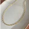 Brooklyn Choker Necklace in Gold by Token Jewelry