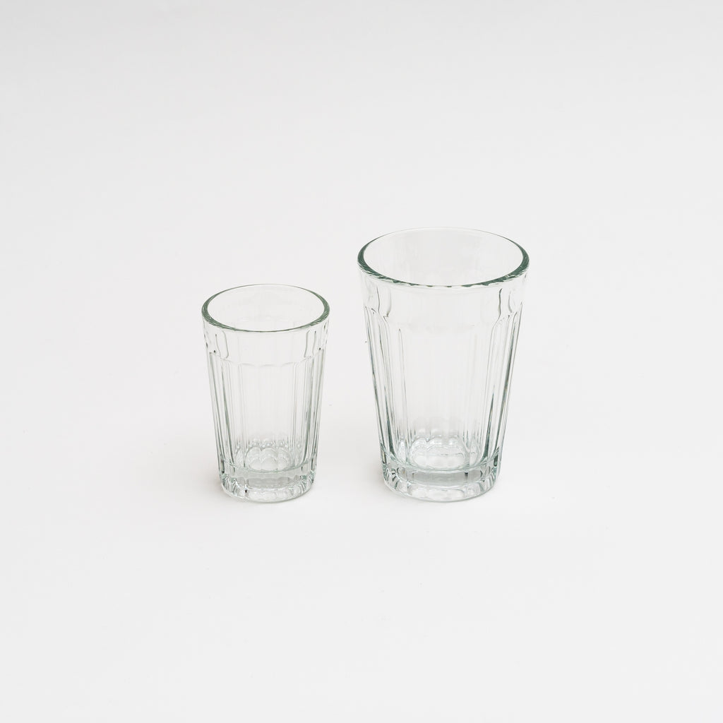 Fluted Glass Tumbler | Kitchen Glasses | Ribbed Glass Cups | Espresso Glass Cup | Water Glass | Golden Rule Gallery | Yod and Co | Excelsior, MN