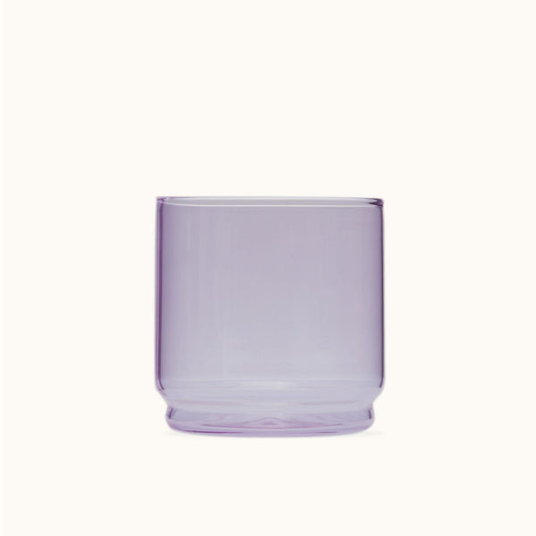 Decca Amber Stackable Glass | Bar Glasses | Trendy Bar Glassware | Modern Bar Cart Accessories | Hudson Wilder | Golden Rule Gallery | Excelsior, MN | Bar Glassware 