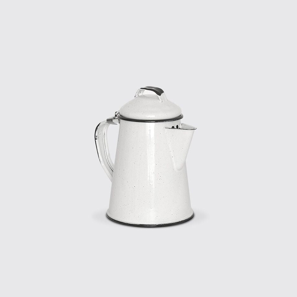 Enamel Coffee Pot in White – GOLDEN RULE GALLERY