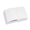 Lavender Purple Warped Checker Blank Notebook at Golden Rule Gallery