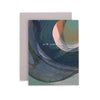 With Sympathy Greeting Card | Moglea Art Card | Abstract Swirl Art Card | Golden Rule Gallery | Excelsior, MN