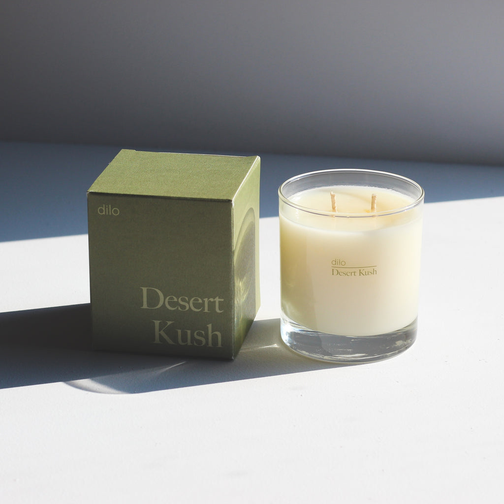 Dilo Candles in Desert Kush at Golden Rule Gallery