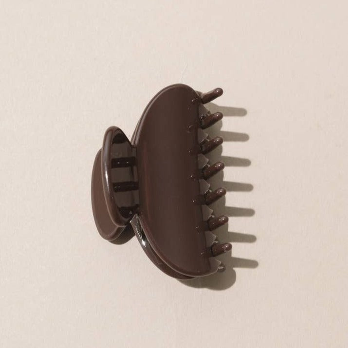 Chocolate Brown Claw Clip at Golden Rule Gallery 